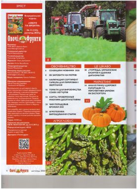 12Овочі та фрукти(Зміст)