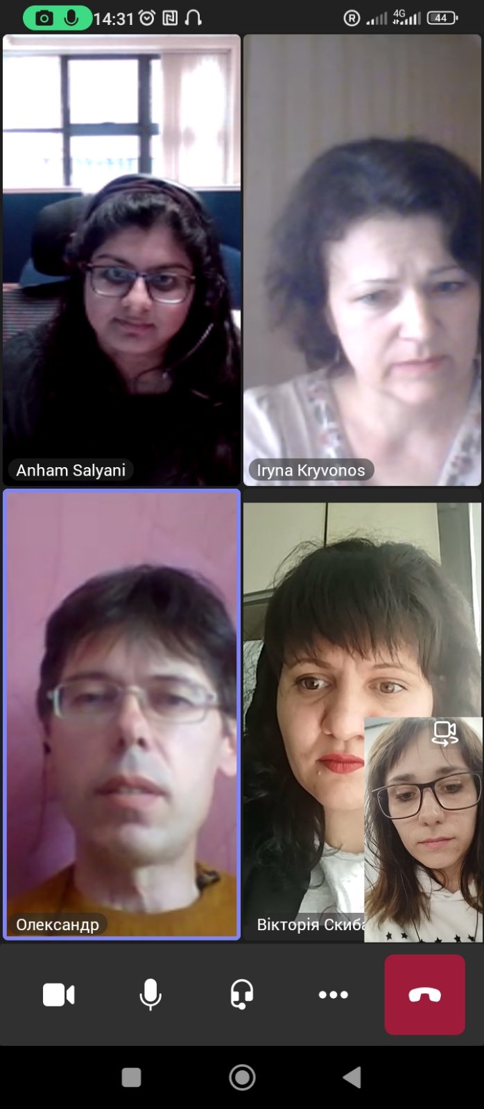 скрін з зустрічі