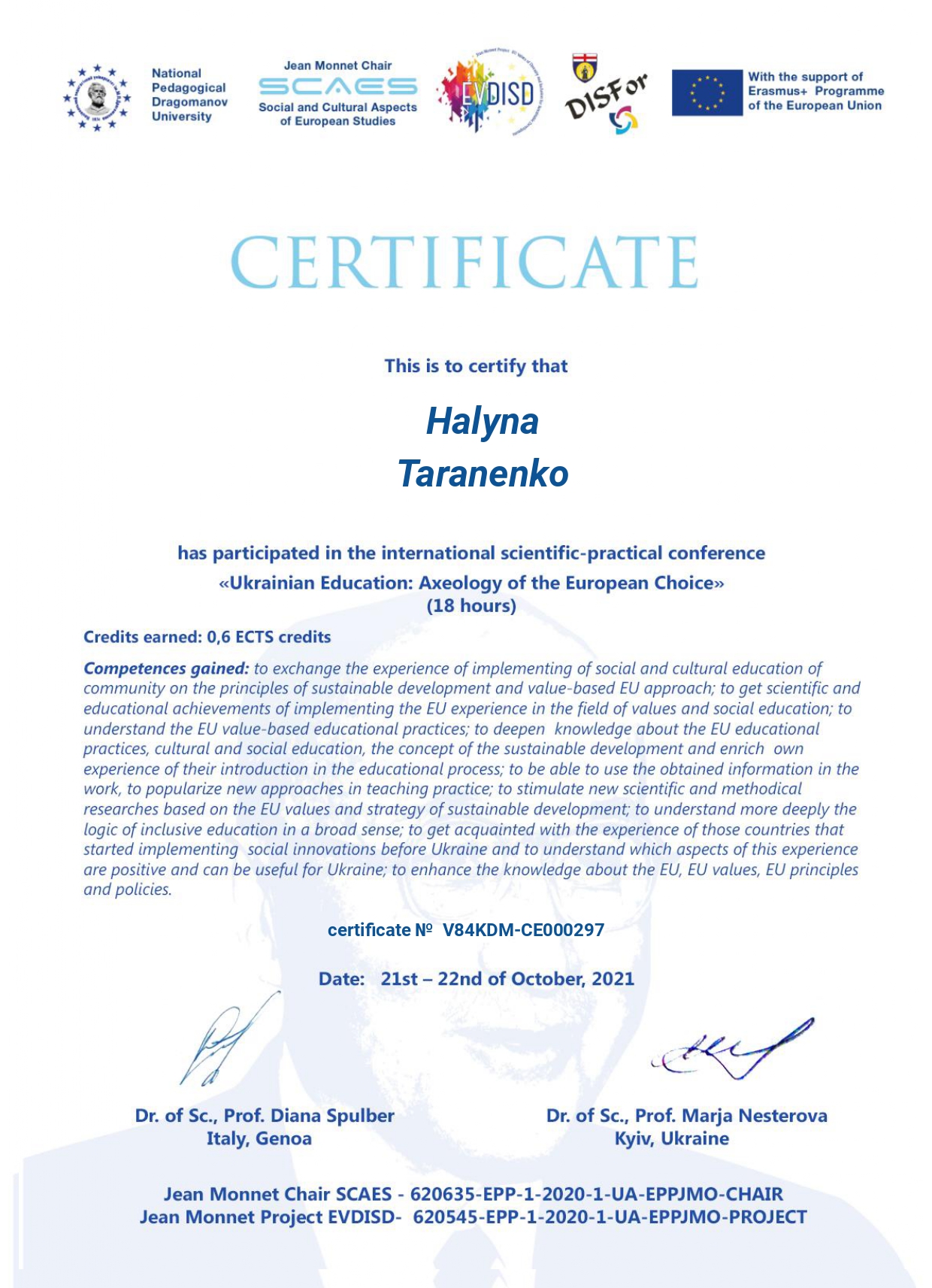 ТАРАНЕНКО_сертфiкат_участi_у_мiжнароднiй_конференцii_UKRAINIAN_EDUCATION_AXIOLOGY_OF_THE_EUROPEAN_CHOICE_(Жан_Моне__Еразмус_)_page-0001