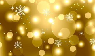 Illustration Christmas floral packing, ornamental design elements - vector